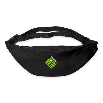 Citation extraterrestre de costume humain - Sac banane - noir - Devant