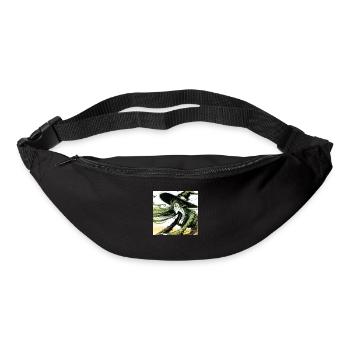 Witch drawing - Bum bag - black - Front