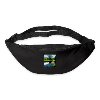 Haus am See 1 - Gürteltasche - Schwarz - Vorne