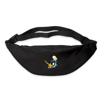Type avec guitare - Sac banane - noir - Devant