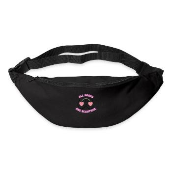 All Boobs are Beautiful - Gürteltasche - Schwarz - Vorne