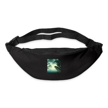 Jungle water view - Bum bag - black - Front