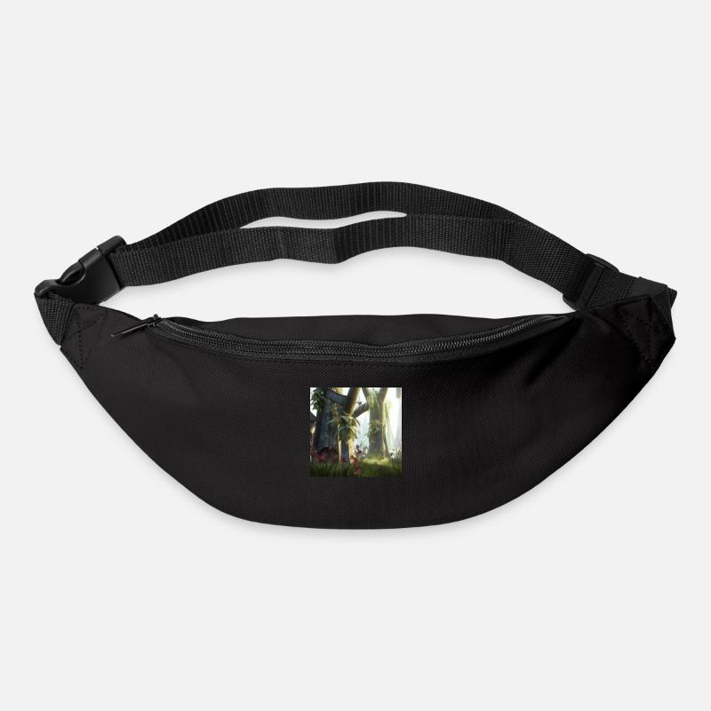 Forêt magique - Sac banane - noir
