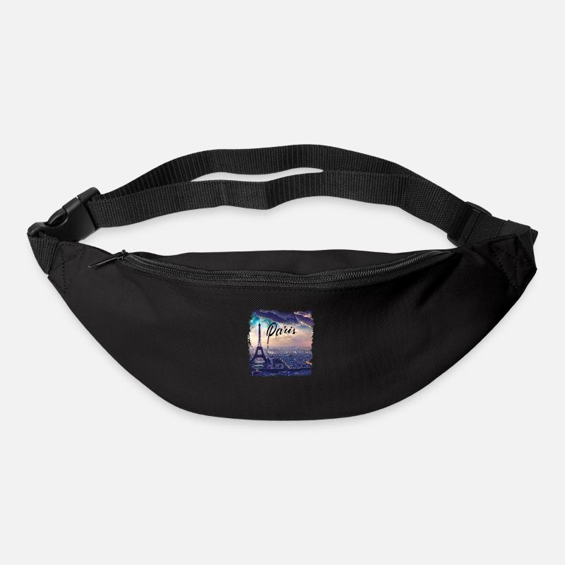 Paris Eiffelturm Casual Style - Gürteltasche - Schwarz