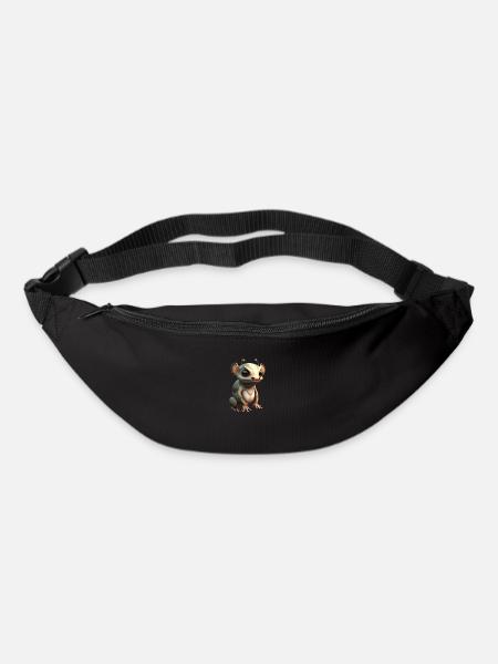 Cute Animals Children Baby Fantasy - Bum bag - black