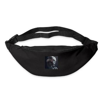 Blauäugiger Cyborg-Roboter - Gürteltasche - Schwarz - Vorne