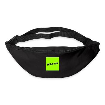 Tesla fan - Bum bag - black - Front