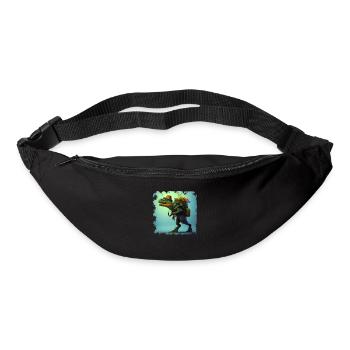 A hiking and mountaineering Dino T-Rex - Bum bag - black - Front