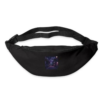 Lofi night - Gürteltasche - Schwarz - Vorne