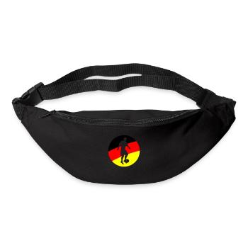 Fussballer Deutschland - Gürteltasche - Schwarz - Vorne