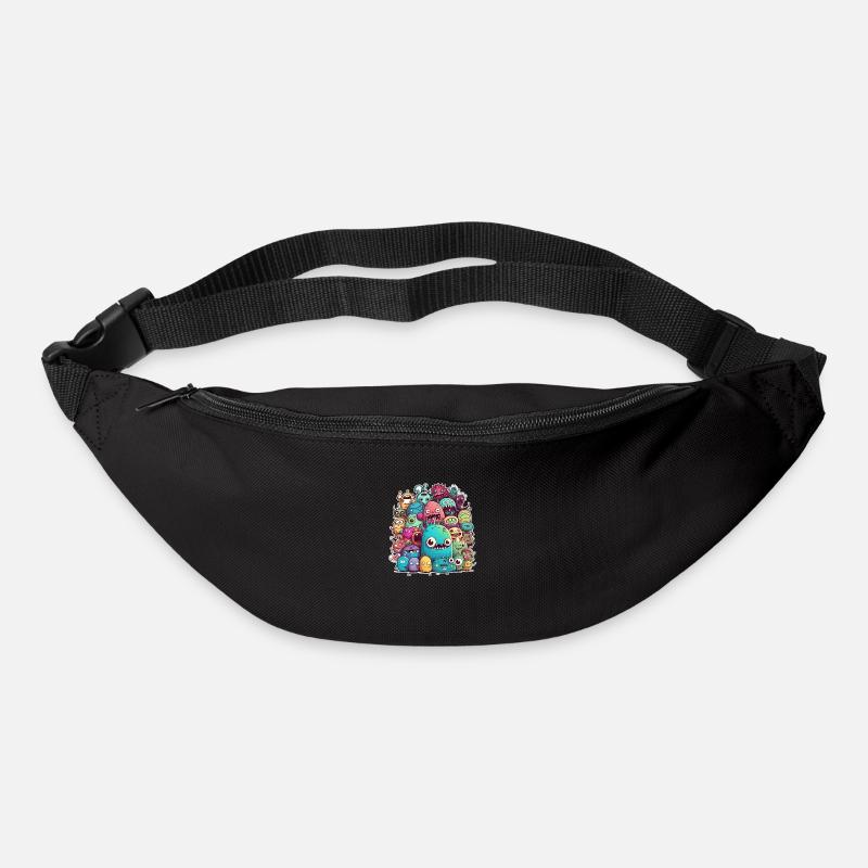 Doodle Style - Sac banane - noir