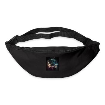Hands that hold light/energy - Bum bag - black - Front