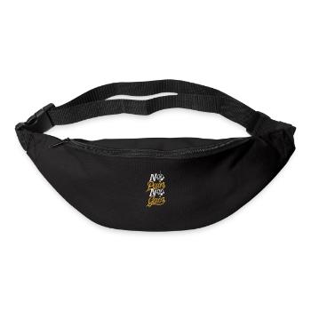 No Pain No Gain - Gürteltasche - Schwarz - Vorne
