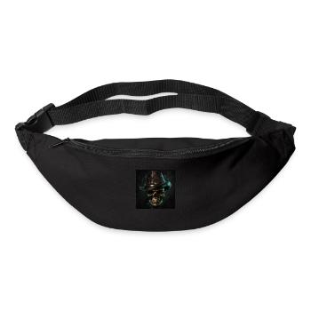 Vintage Black Skull - Bum bag - black - Front