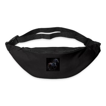 Fiery horse - Bum bag - black - Front