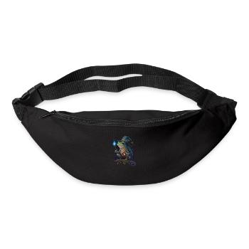 Fantasie-Frosch - Gürteltasche - Schwarz - Vorne