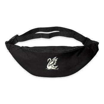 Tattoo element vector tattoo Body art swan - Bum bag - black - Front