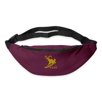 Laax Graubünden Steinbock Snowboard Switzerland - Bum bag - burgundy - Front