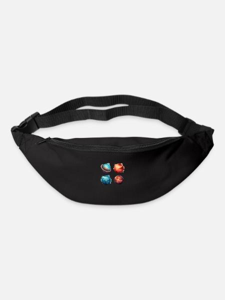 Le système cosmique - Planètes - Sac banane - noir
