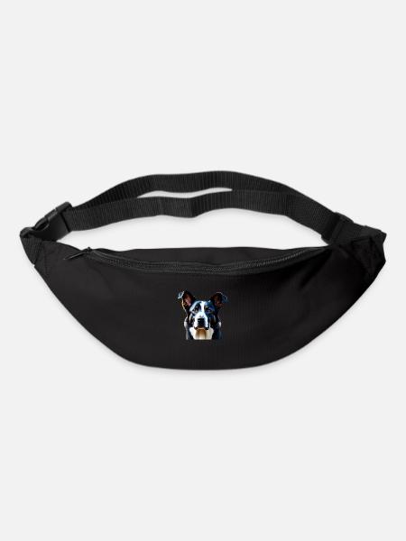 Tricolor dog - Bum bag - black