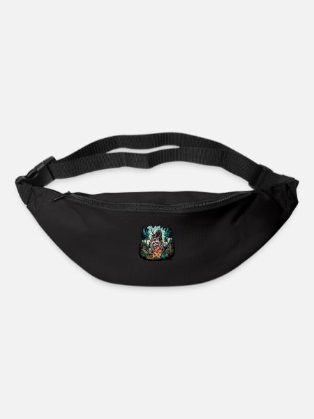 Get Ready To Rock With This Epic Forest Stage Art - Bum bag - black