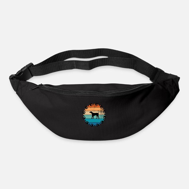 Chiens Soleil - Sac banane - noir