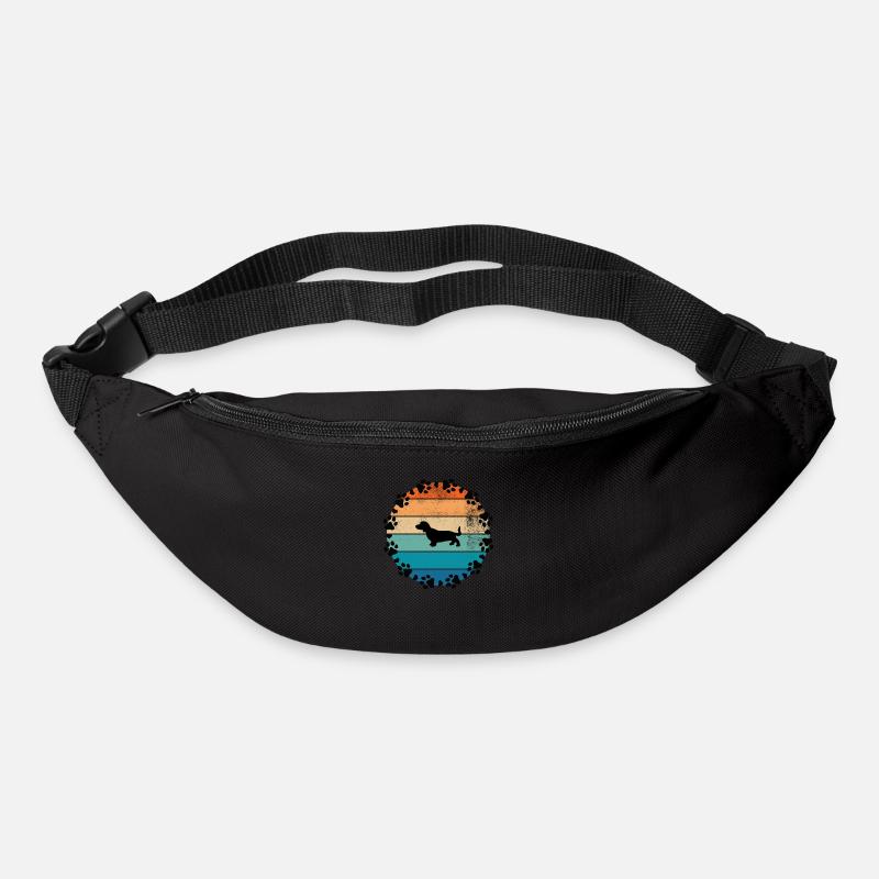 Dogs Sun Dachshund - Bum bag - black