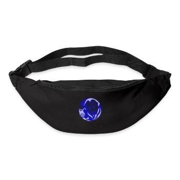 Desperate person. Fear of making a decision - Bum bag - black - Front