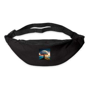 Mushroom comic - Gürteltasche - Schwarz - Vorne