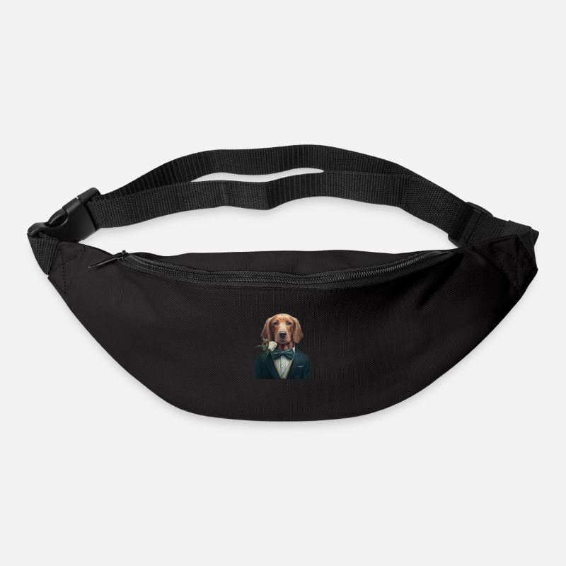 Je ne suis pas célibataire, j’ai un chien - Sac banane - noir