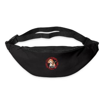 Cute Beagle, sloppy kisses - Bum bag - black - Front