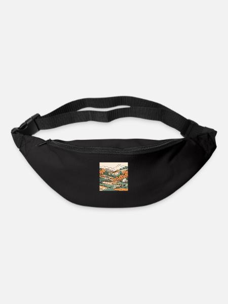 Paysage - Sac banane - noir