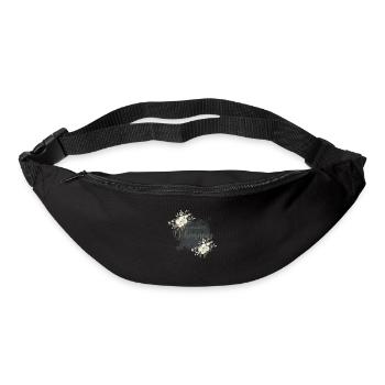 Demoiselle d’honneur floral - Sac banane - noir - Devant