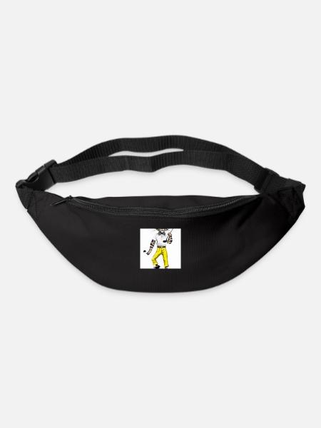 Die coole Golfkatze - Gürteltasche - Schwarz