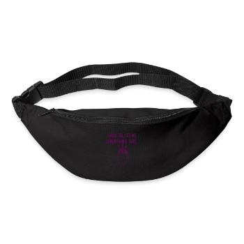 Permettez-moi d’exagérer les idées - Sac banane - noir - Devant