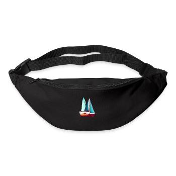Voilier Voilier Voile Voile Voile Voile Marin - Sac banane - noir - Devant