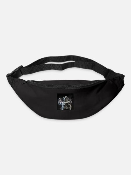Zeus grec Sculpture Moderne - Sac banane - noir
