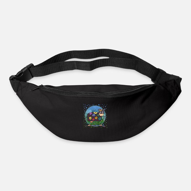Vache - Sac banane - noir