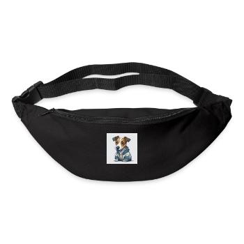 Jack Russel Terrier - Gürteltasche - Schwarz - Vorne