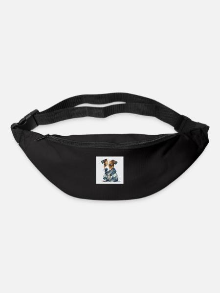 Jack Russel Terrier - Gürteltasche - Schwarz