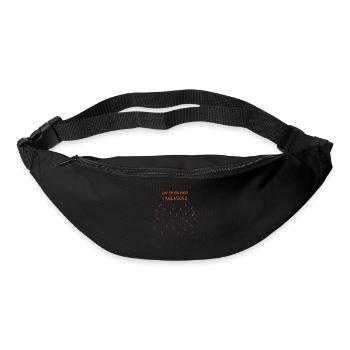 Woher weißt du, dass ich einen Hund habe (orange / rote Haare) - Gürteltasche - Schwarz - Vorne