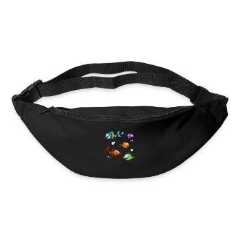 Fische - Gürteltasche - Schwarz - Vorne
