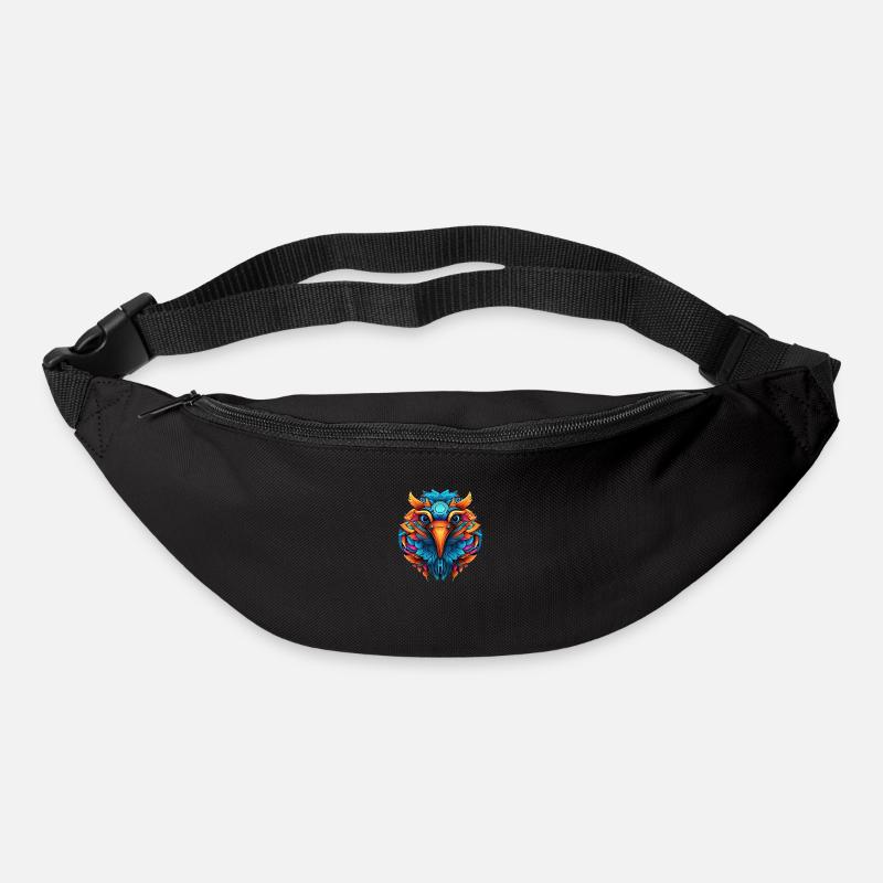 Fink Zeichnung Kunst - Gürteltasche - Schwarz