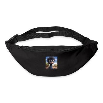crazy emu - Bum bag - black - Front