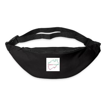 Nordrhein-Westfalen Karte - Gürteltasche - Schwarz - Vorne