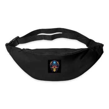 Back Print Humor Bday Birthday Present Idea - Bum bag - black - Front