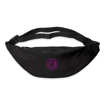 Sun Face Spirit Neon Sun God Love - Bum bag - black - Front