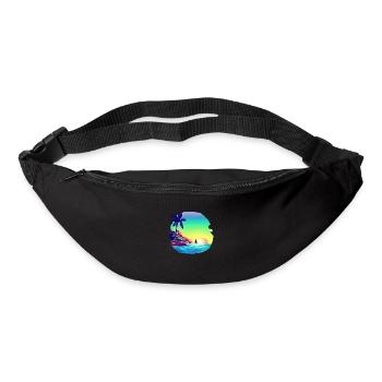Summer Holiday Sun Palm Beach Palm Island - Bum bag - black - Front