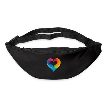 Amour pour la communauté LGBTQIA+ - Sac banane - noir - Devant