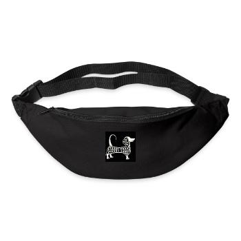 Dachshund 1920 - Gürteltasche - Schwarz - Vorne